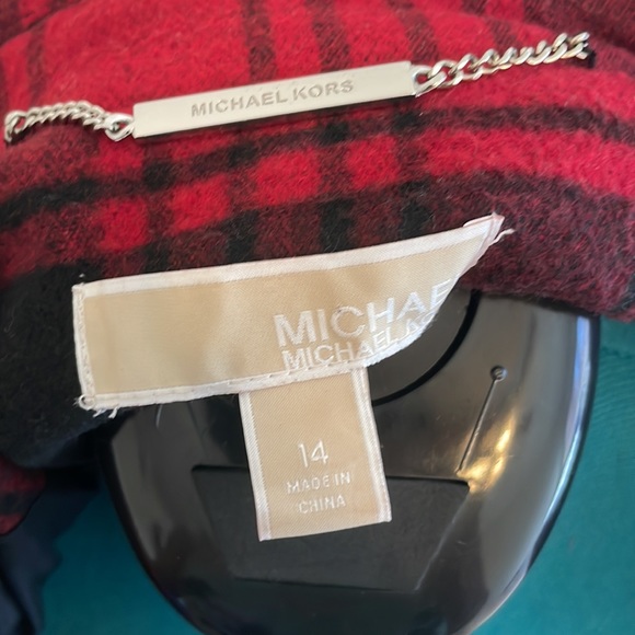 Red tartan /plaid coat - Picture 4 of 4